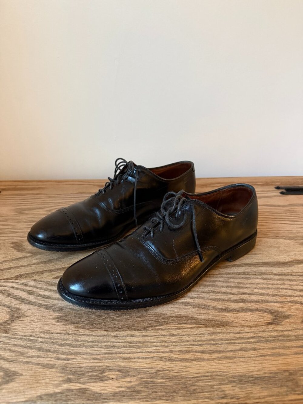 Allen Edmonds Fifth Avenue Oxford Men's 11C Black Leather